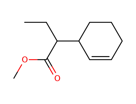 Molecular Structure of 74179-26-3 (methyl 2-cyclohexen-2-yl-n-butyrate)
