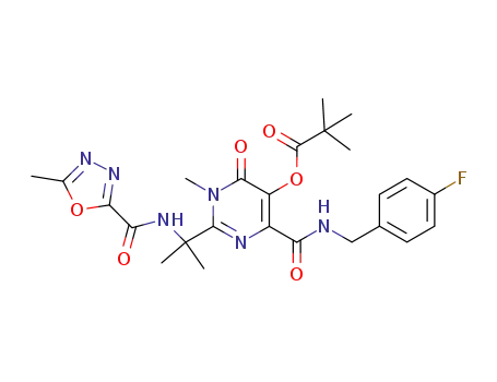 Molecular Structure of 1172131-66-6 (C<sub>25</sub>H<sub>29</sub>FN<sub>6</sub>O<sub>6</sub>)