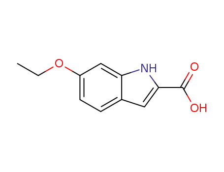 Molecular Structure of 103989-09-9 (6-ETHOXY-1H-INDOLE-2-CARBOXYLIC ACID)