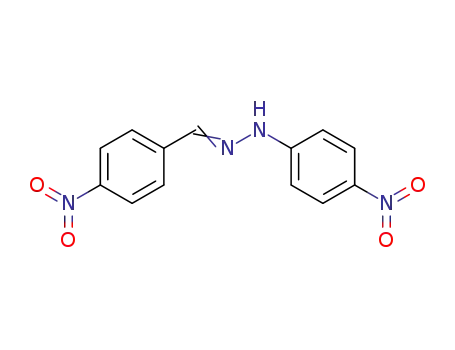Molecular Structure of 3155-22-4 (1-(4-nitrobenzylidene)-2-(4-nitrophenyl)hydrazine)