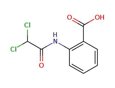 Molecular Structure of 14676-43-8 (<i>N</i>-dichloroacetyl-anthranilic acid)