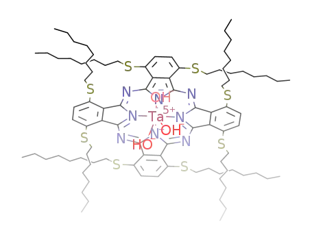 1,4,8,11,15,18,22,25-octaoctylthiophthalocyaninatotantalum(V) trihydroxide