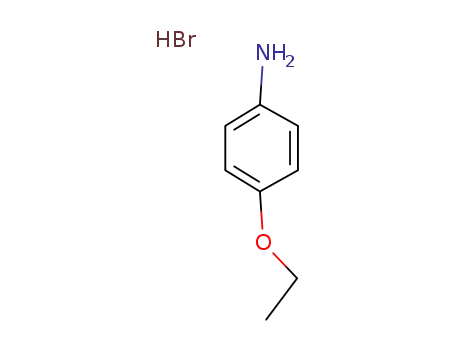 Molecular Structure of 108160-45-8 (p-ethoxyaniline hydrobromide)