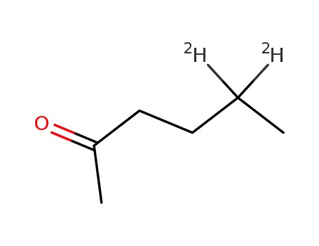 Molecular Structure of 24300-67-2 (5,5-dideuterio-hexan-2-one)