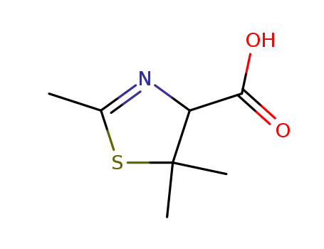2,5,5-trimethyl-4,5-dihydro-thiazole-4-carboxylic acid