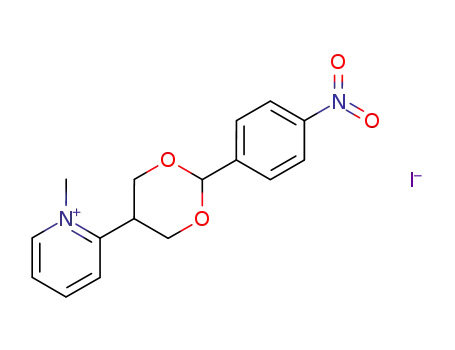 1-Methyl-2-[2-(4-nitro-phenyl)-[1,3]dioxan-5-yl]-pyridinium; iodide