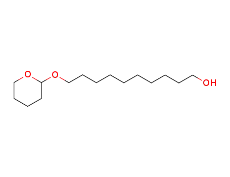 Molecular Structure of 43047-93-4 (10-(Tetrahydro-2H-pyran-2-yloxy)-1-decanol)