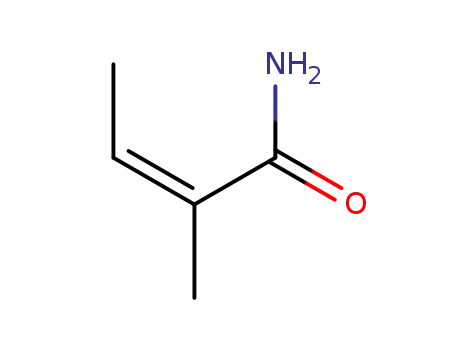 Molecular Structure of 5953-75-3 (2-ButenaMide, 2-Methyl-, (Z)-)