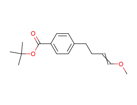 Molecular Structure of 134373-00-5 (tert-butyl 4-(4-methoxy-3-butenyl)benzoate)