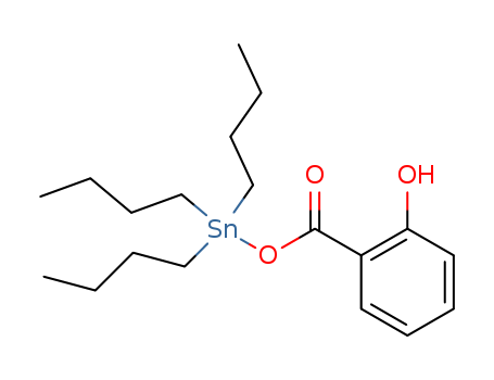 Benzoic acid,2-hydroxy-, tributylstannyl ester cas  4342-30-7