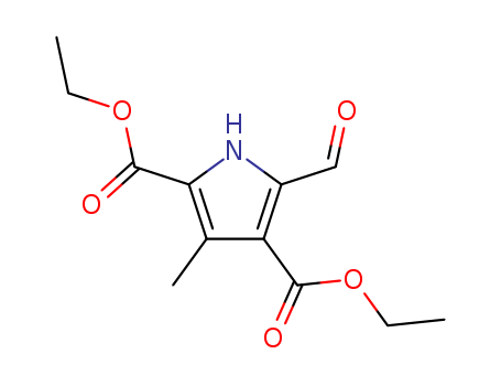 1H-Pyrrole-2,4-dicarboxylic acid, 5-formyl-3-methyl-, diethyl ester