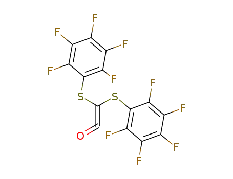 Molecular Structure of 147150-97-8 (Ethenone, bis[(pentafluorophenyl)thio]-)