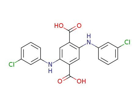 1,4-Benzenedicarboxylicacid, 2,5-bis[(3-chlorophenyl)amino]-