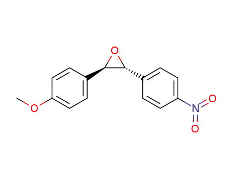 Molecular Structure of 14985-27-4 ((2S,3S)-2-(4-methoxyphenyl)-3-(4-nitrophenyl)oxirane)