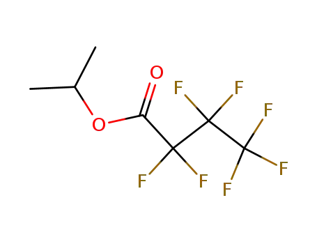 Molecular Structure of 425-23-0 (isopropyl 2,2,3,3,4,4,4-heptafluorobutyrate)