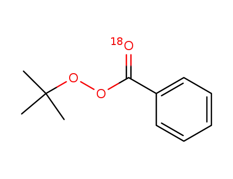 Molecular Structure of 109655-62-1 ([<i>carbonyl</i>-<sup>18</sup><i>O</i>]peroxybenzoic acid <i>tert</i>-butyl ester)