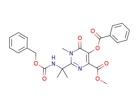 methyl 5-(benzoyloxy)-2-(1-{[(benzyloxy)carbonyl]amino}-1-methylethyl)-1-methyl-6-oxo-1,6-dihydropyrimidine-4-carboxylate