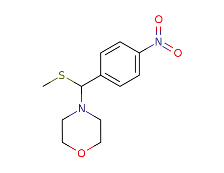 4-[Methylsulfanyl-(4-nitro-phenyl)-methyl]-morpholine