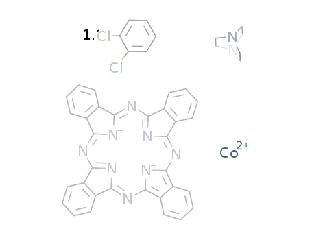 [μ-(1,4-diazabicyclo[2.2.2]octane)(phthalocyaninato)cobalt(II)*1.1 dichlorobenzene](n)