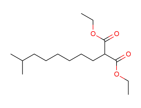 Molecular Structure of 861355-96-6 ((7-methyl-octyl)-malonic acid diethyl ester)