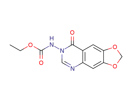 Carbamic acid, [8-oxo-1,3-dioxolo[4,5-g]quinazolin-7(8H)-yl]-, ethyl
ester