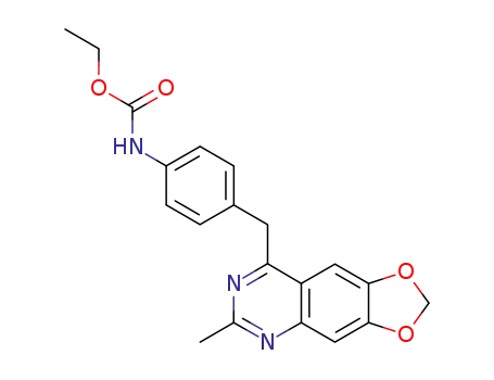 N-<4-ethyl-(2-methyl-6,7-methylenedioxy-4-quinazolinylmethyl)-phenyl>carbamate