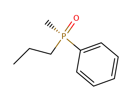 Molecular Structure of 17170-48-8 ((+)-Methylphenylpropylphosphine oxide)