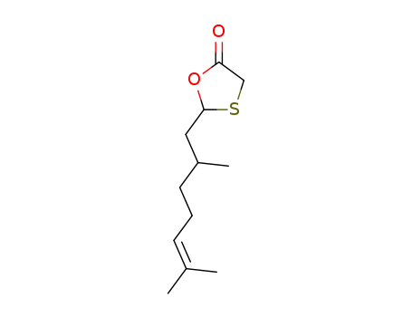 2-(2,6-dimethyl-5-heptenyl)-1,3-oxathiolan-5-one