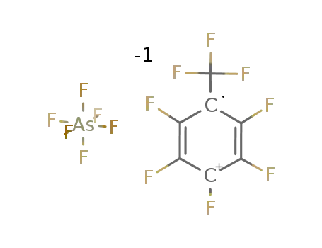 Molecular Structure of 76097-35-3 (octafluorotoluene hexafluoroarsenate(V))