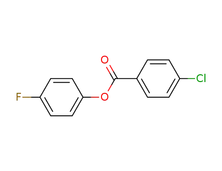 Molecular Structure of 29558-88-1 (4-fluorophenyl 4-chlorobenzoate)
