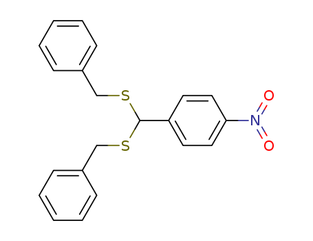 1-[bis(benzylsulfanyl)methyl]-4-nitro-benzene cas  21299-21-8