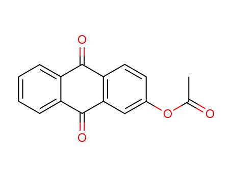 Molecular Structure of 1629-57-8 (9,10-Anthracenedione, 2-(acetyloxy)-)