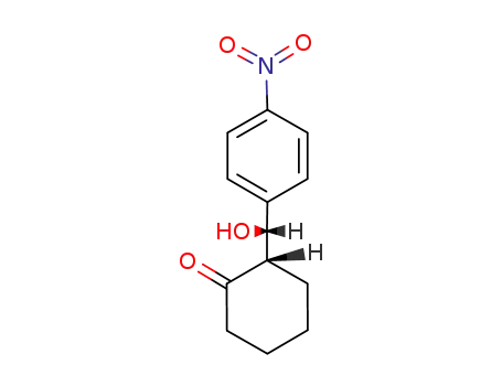 Molecular Structure of 71444-29-6 (2-[hydroxy(4-nitrophenyl)methyl]cyclohexanone)