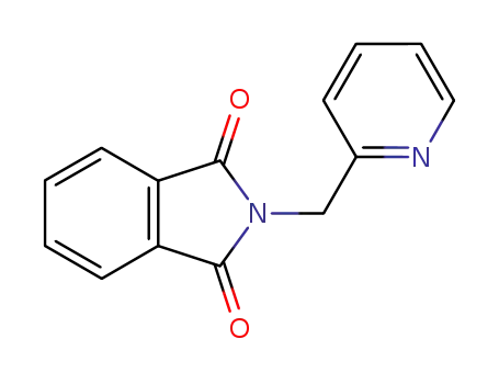 Molecular Structure of 34403-37-7 (1H-Isoindole-1,3(2H)-dione, 2-(2-pyridinylmethyl)-)