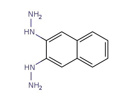 Molecular Structure of 81903-36-8 (Hydrazine, 1,1'-(2,3-naphthalenediyl)bis-)