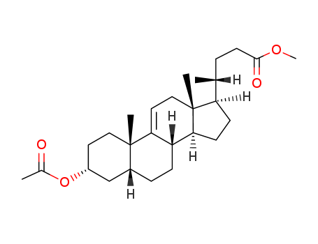 (R)-methyl 4-((3R,5R,8S,10S,13R,14S,17R)-3-acetoxy-10,13-dimethyl-2,3,4,5,6,7,8,10,12,13,14,15,16,17-tetradecahydro-1H-cyclopenta[a]phenanthren-17-yl)pentanoate CAS No.30365-63-0