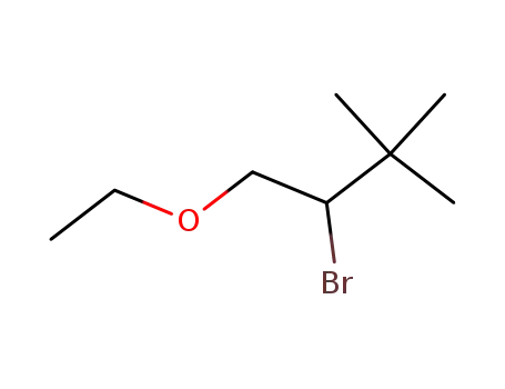 Molecular Structure of 73694-80-1 (2-bromo-1-ethoxy-3,3-dimethylbutane)