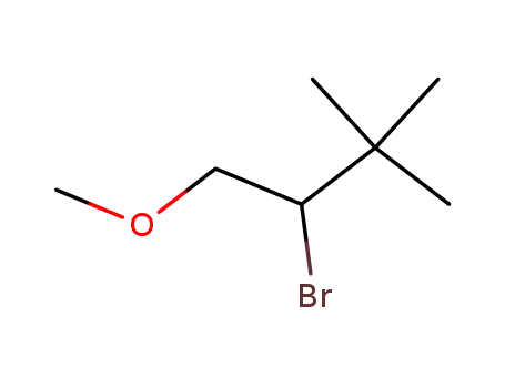 Molecular Structure of 26356-14-9 (2-bromo-1-methoxy-3,3-dimethyl-butane)