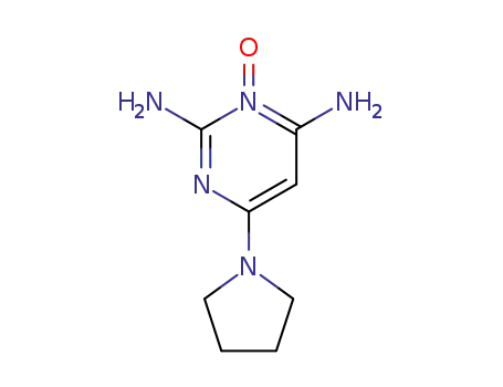 Molecular Structure of 55921-65-8 (PYRROLIDINYL DIAMINOPYRIMIDINE OXIDE)