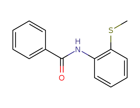 Molecular Structure of 51942-32-6 (N-[2-(methylsulfanyl)phenyl]benzamide)
