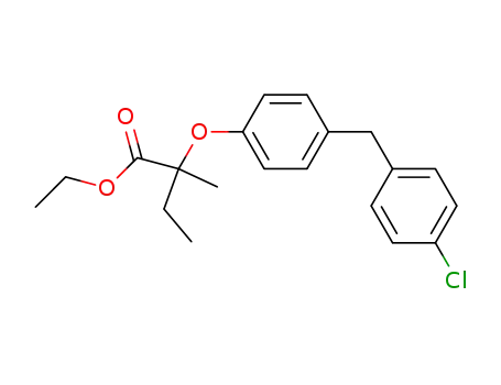 Molecular Structure of 55937-99-0 (Beclobrate)