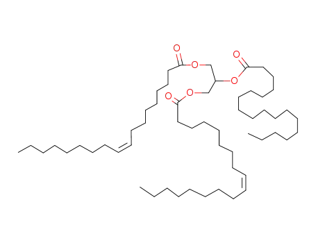 Molecular Structure of 2410-29-9 (1,3-dioleoyl-2-stearoylglycerol)