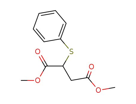 Molecular Structure of 785-44-4 (Butanedioic acid, (phenylthio)-, dimethyl ester)