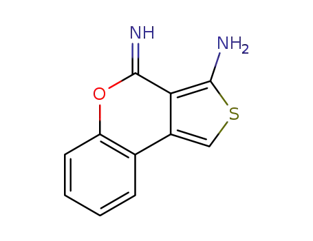 4H-Thieno[3,4-c][1]benzopyran-3-amine, 4-imino-
