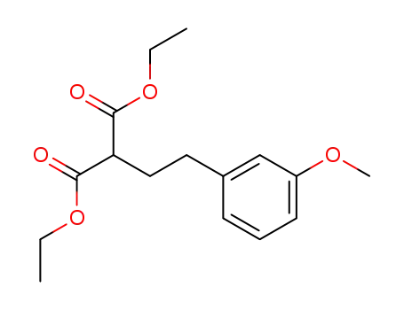 (3-methoxy-phenethyl)-malonic acid diethyl ester