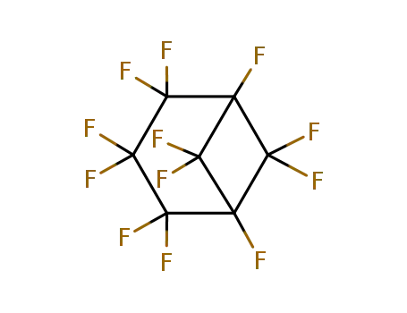 Molecular Structure of 161116-96-7 (Perfluorobicyclo<3.1.1>heptane)