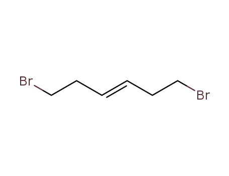 Molecular Structure of 59533-63-0 ((3E)-1,6-Dibromo-3-hexene)