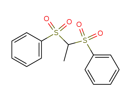 Molecular Structure of 33419-26-0 (1-(benzenesulfonyl)ethylsulfonylbenzene)