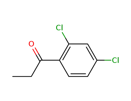 Molecular Structure of 37885-41-9 (2',4'-DICHLOROPROPIOPHENONE)