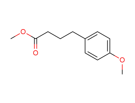 Molecular Structure of 20637-08-5 (4-(4-Methoxyphenyl)butanoic acid methyl ester)